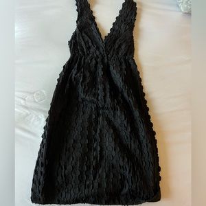 Black super cute summery v neck dress